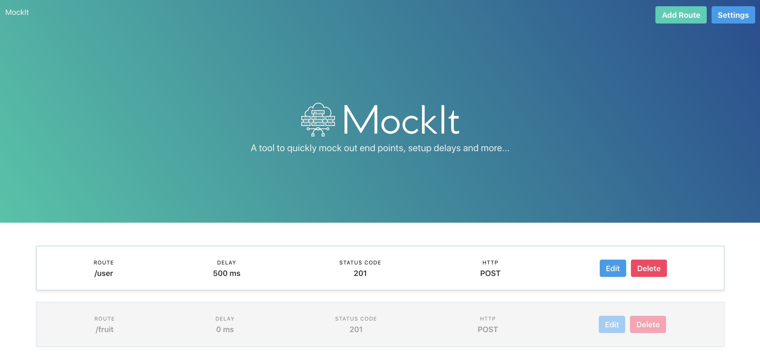Mock api. Mockit net. Netlify. Mock Server self-hosted Top.
